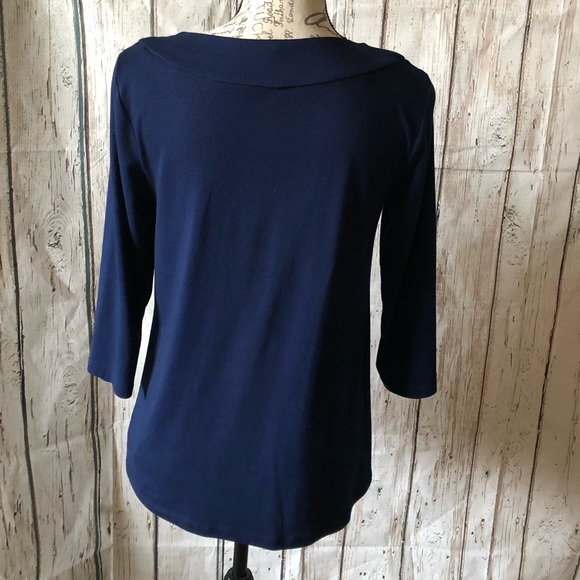 PREOWNED AGB DARK BLUE TOP - USED GOOD CONDITION - Picture 2 of 8